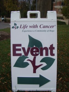 Letrero evento 1 Conferencia Para Hispanos Sobrevivientes de Cancer